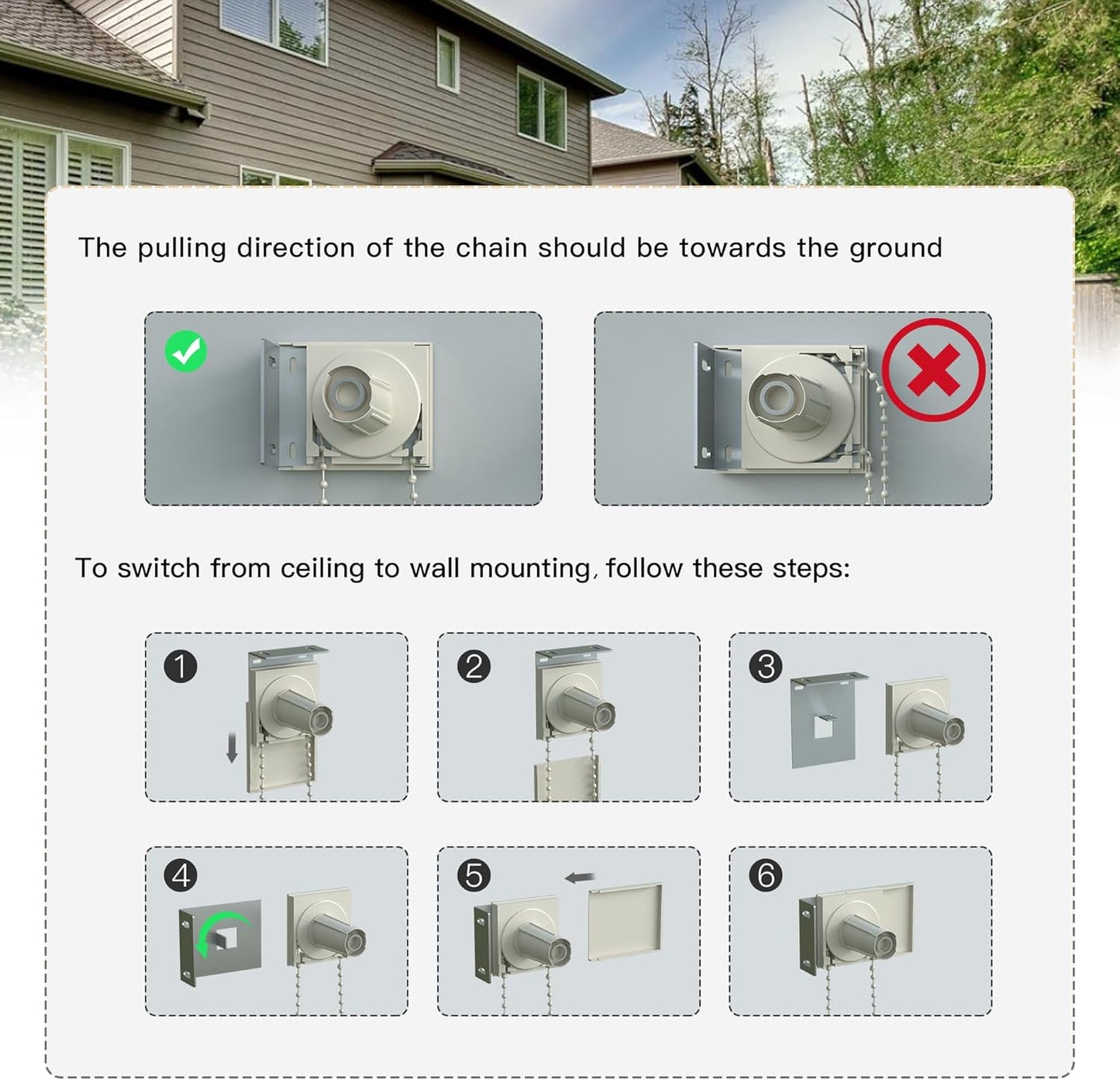 Outdoor Roller Shades (10' W X 8' L), Patio Blinds with Chain Clutch Operation, HDPE Roll Up Shade for Porch Patio Deck, Wheat