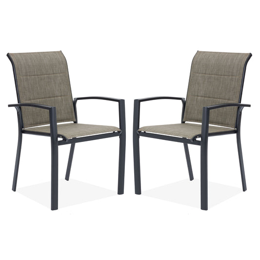 209 patio dining chaits cotton-padded