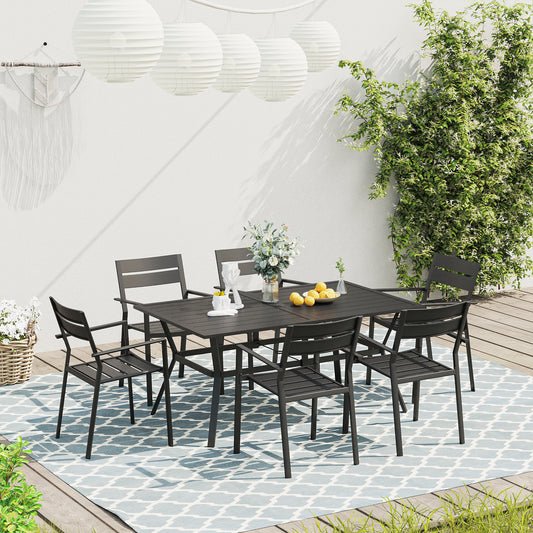 7 Pcs Dining Set