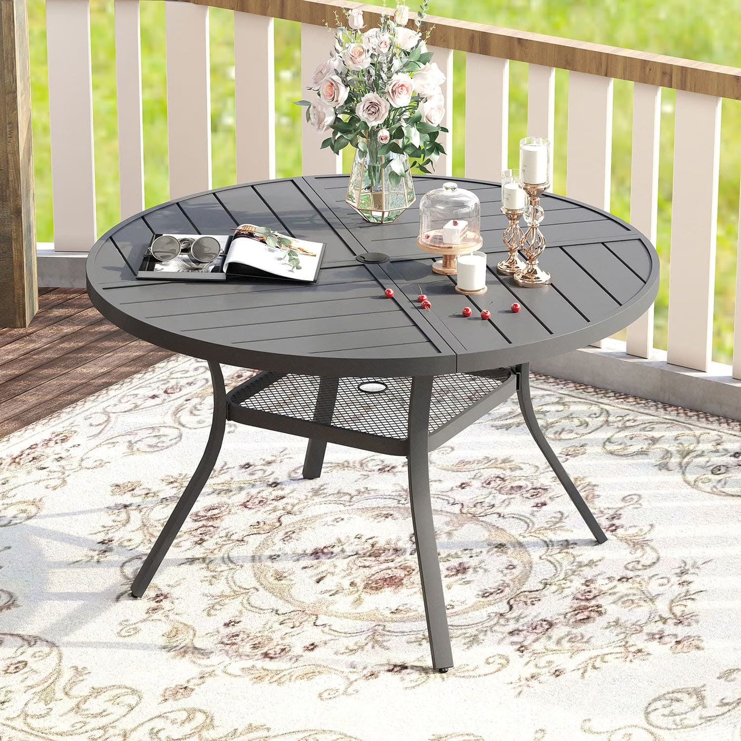 Vicllax Outdoor Outside Patio Dining Chairs