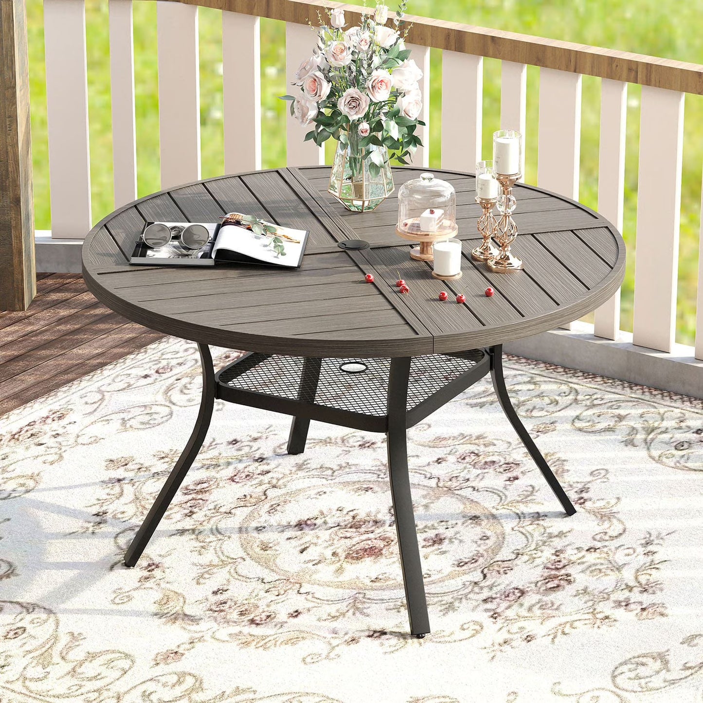 Vicllax Outdoor Outside Patio Dining Chairs