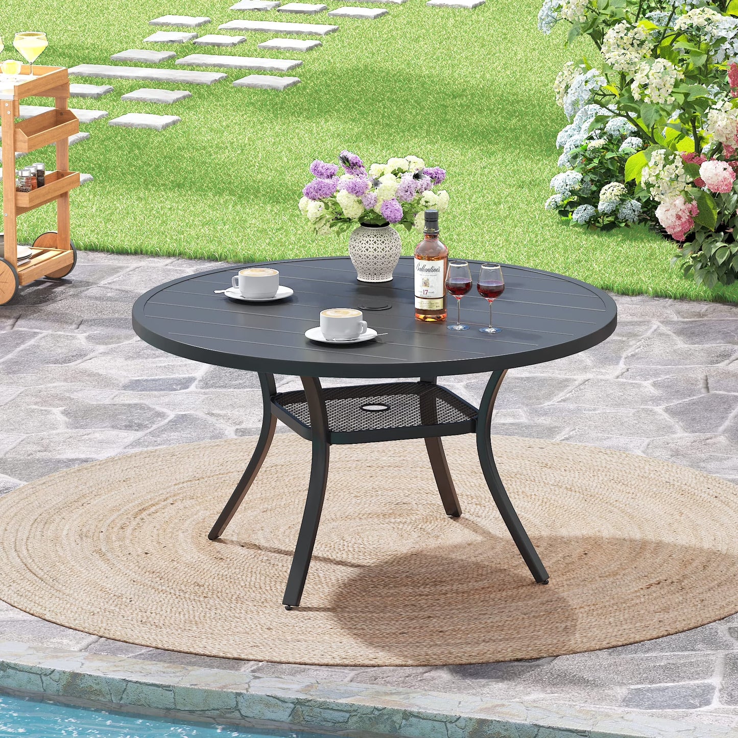 Vicllax Outdoor Outside Patio Dining Chairs