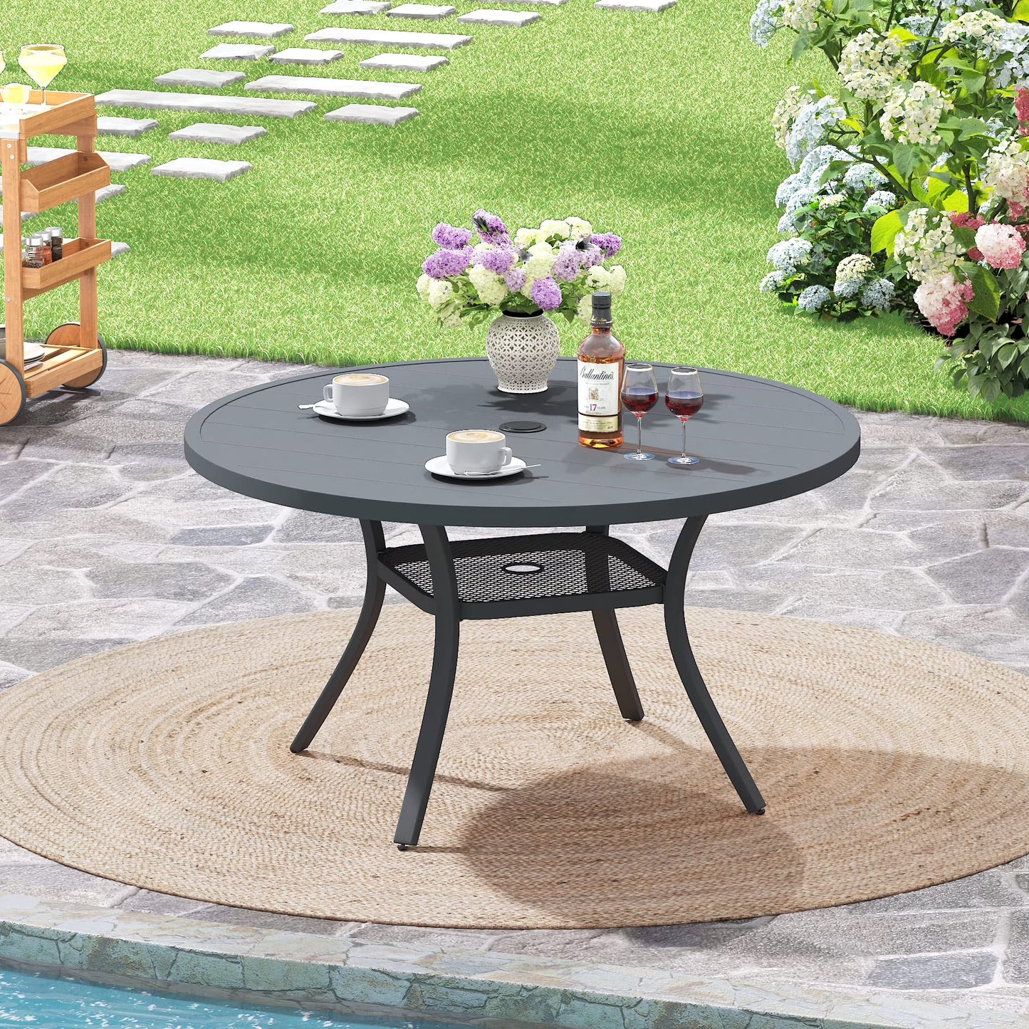 Vicllax Outdoor Outside Patio Dining Chairs