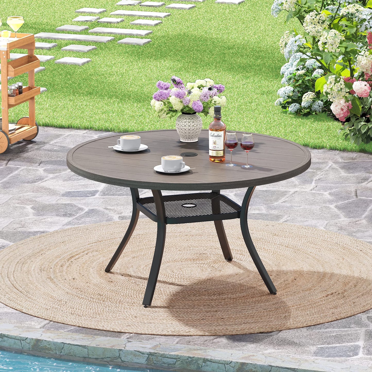 Vicllax Outdoor Outside Patio Dining Chairs