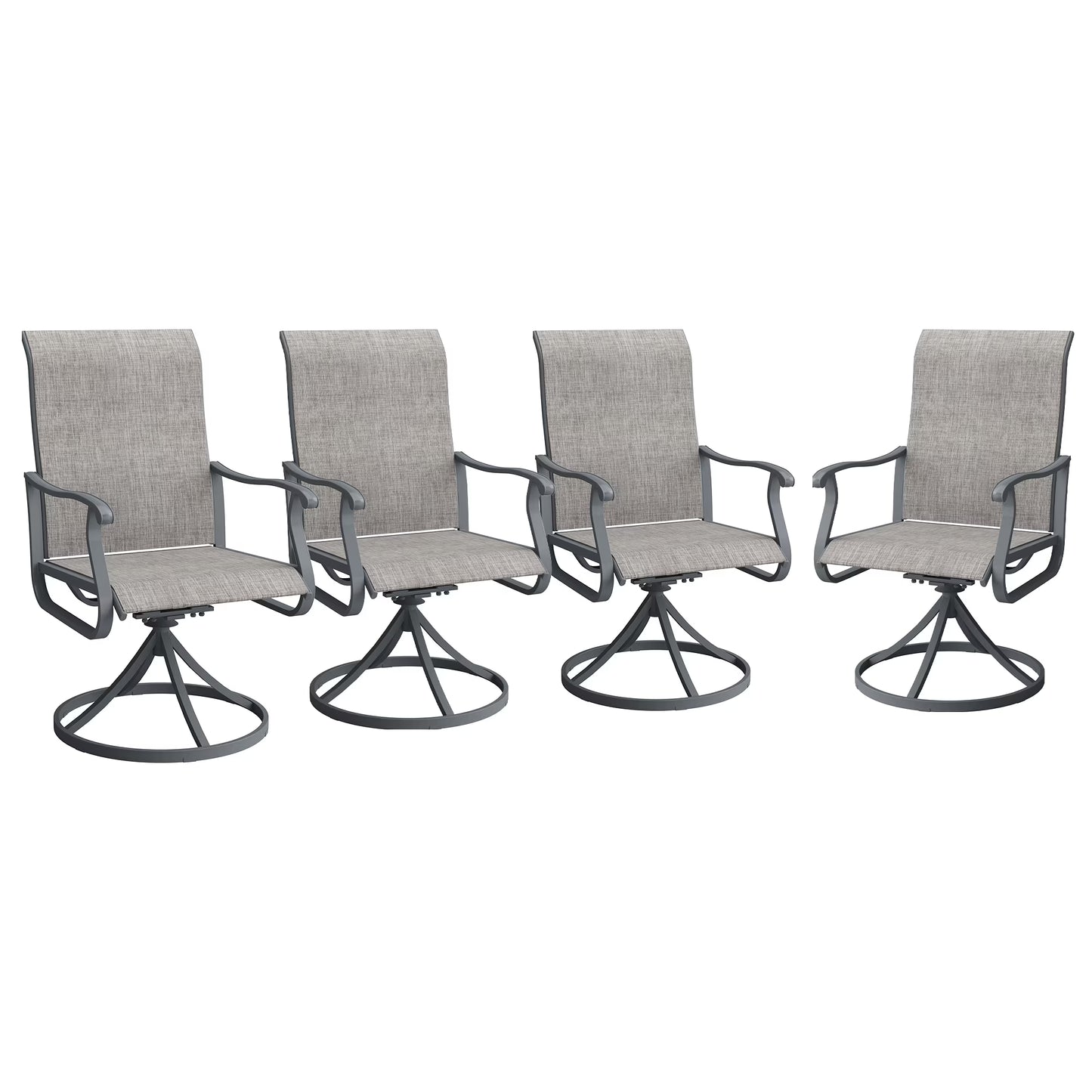 Vicllax Outdoor Outside Patio Dining Chairs