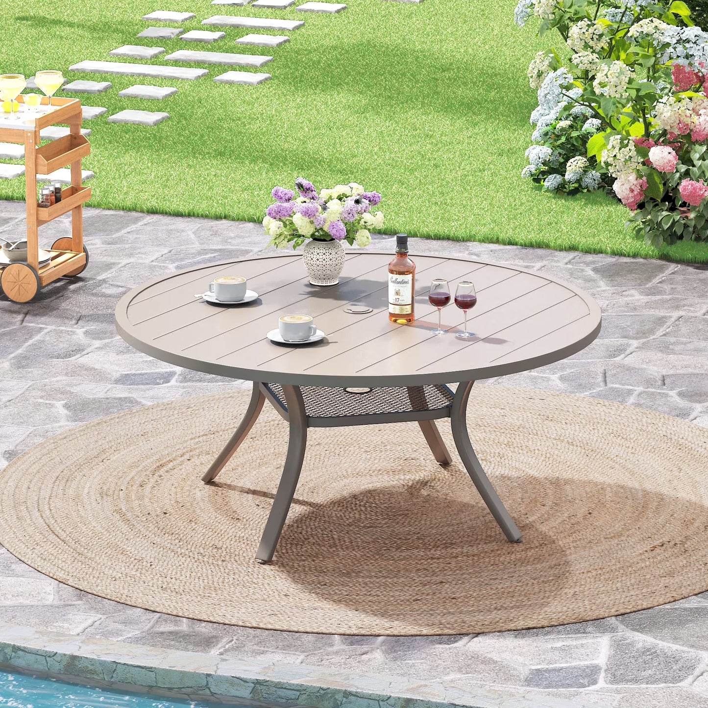 Vicllax Outdoor Outside Patio Dining Chairs