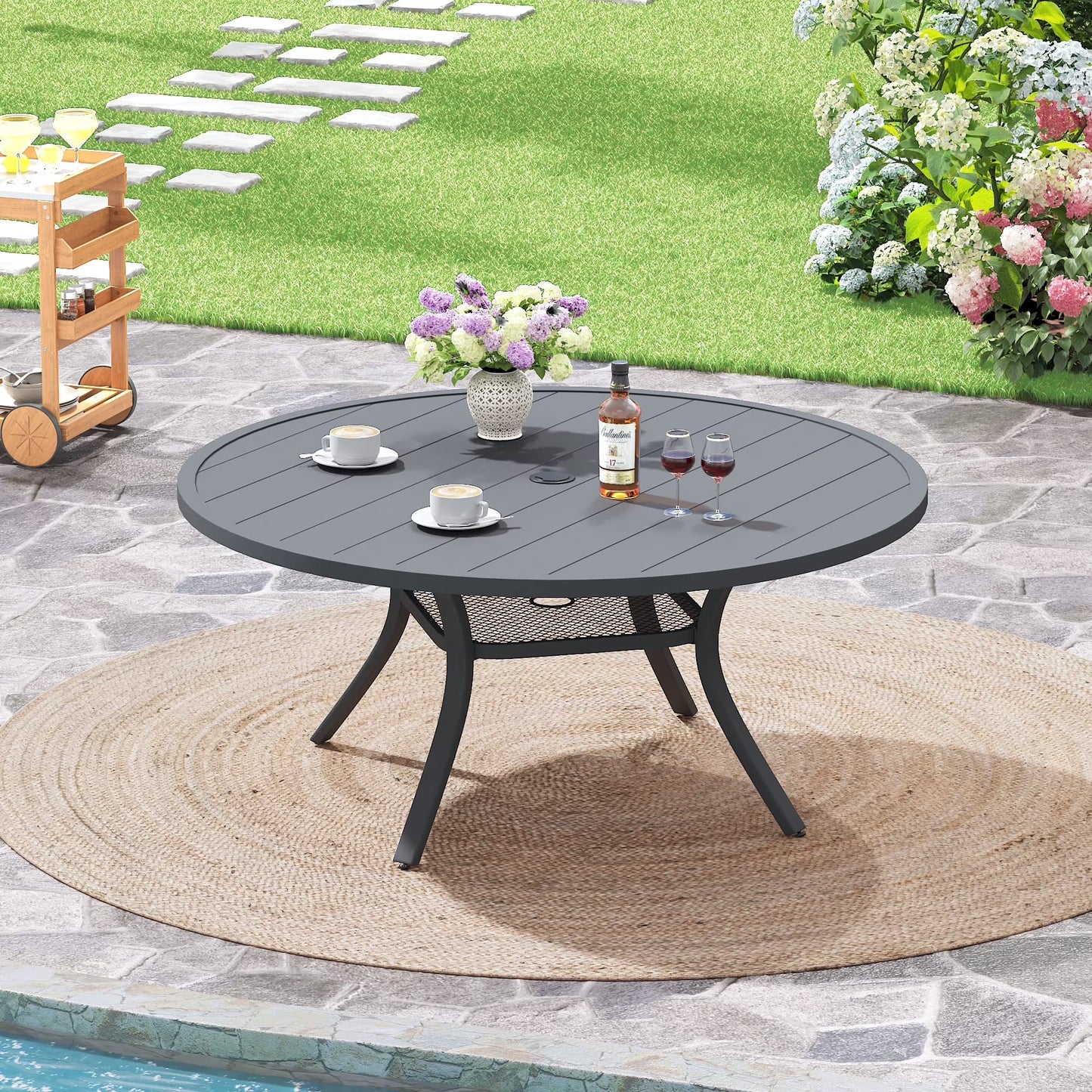 Vicllax Outdoor Outside Patio Dining Chairs
