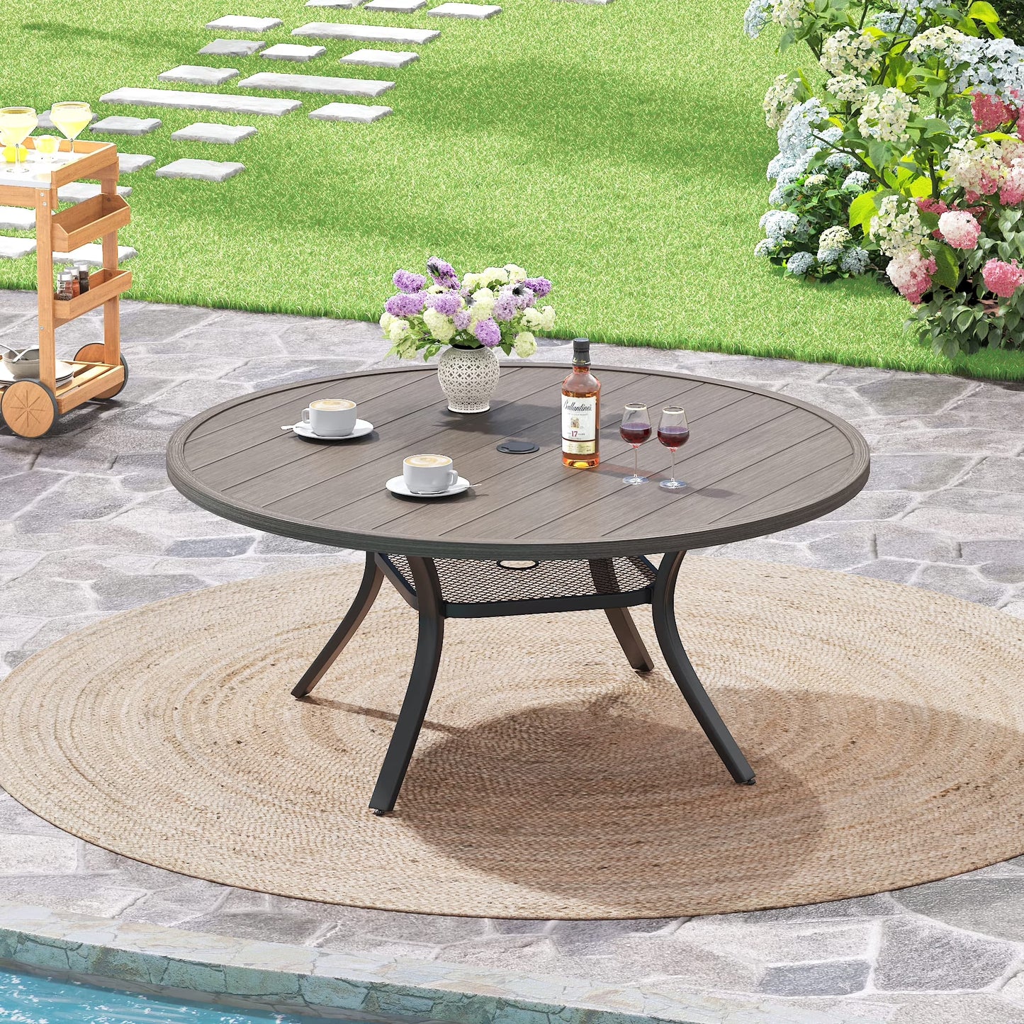 Vicllax Outdoor Outside Patio Dining Chairs