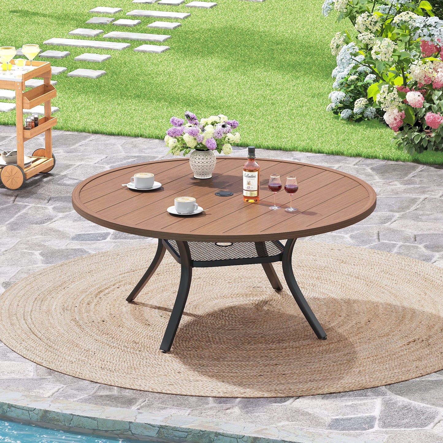 Vicllax Outdoor Outside Patio Dining Chairs