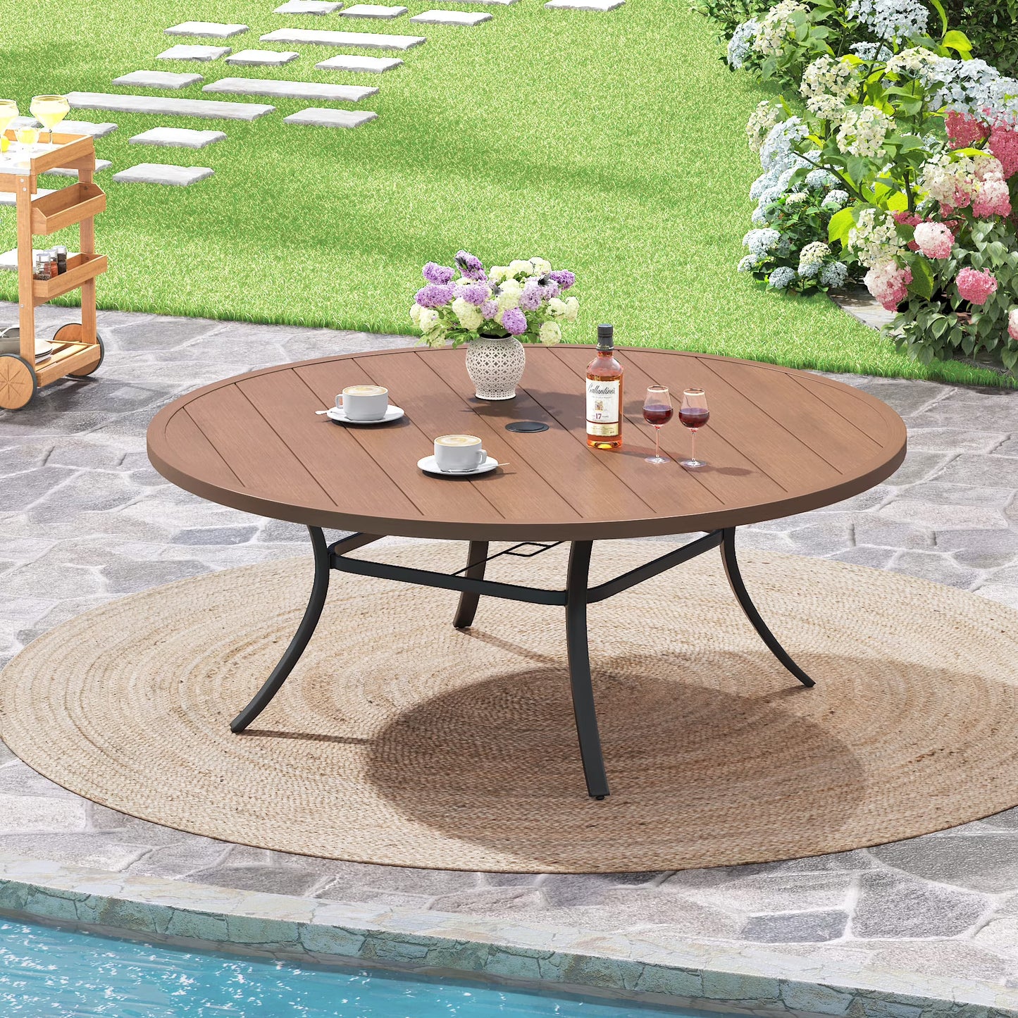 Vicllax Outdoor Outside Patio Dining Chairs