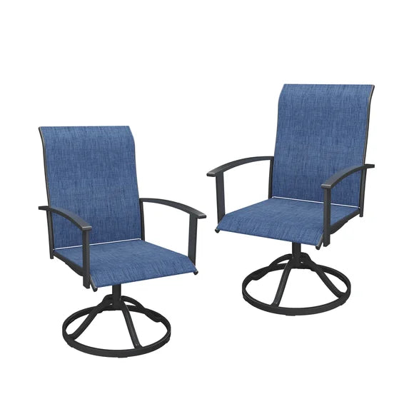 KDCS01 patio swivel chairs outdoor seating