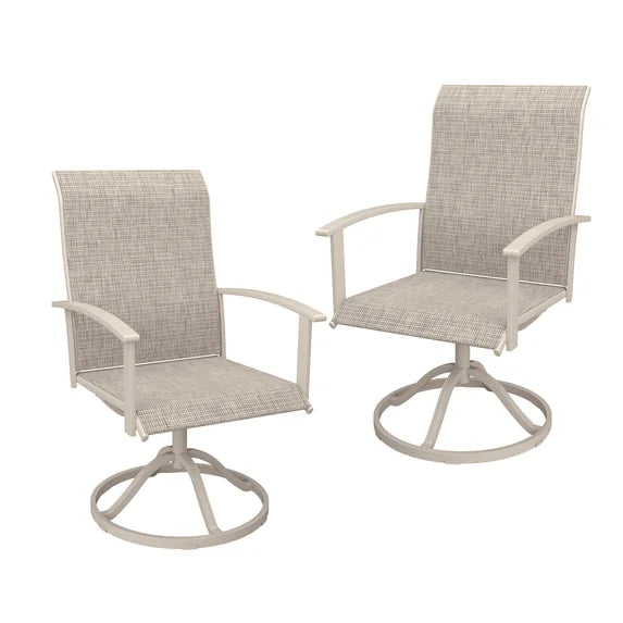 KDCS01 patio swivel chairs outdoor seating
