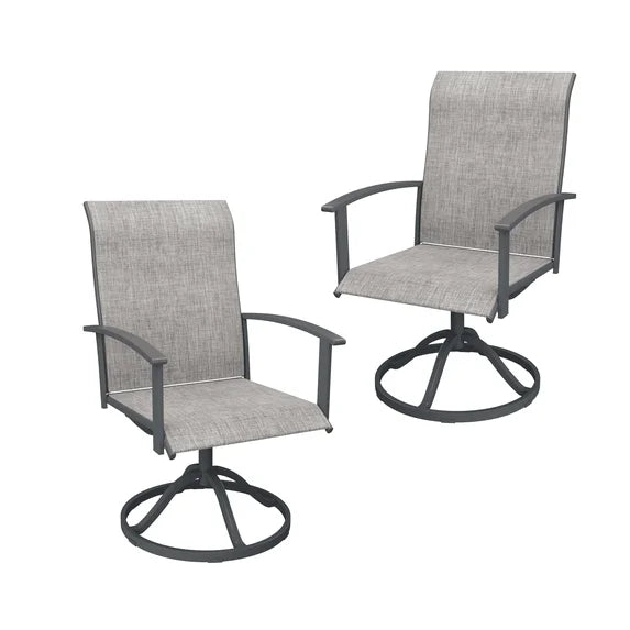 KDCS01 patio swivel chairs outdoor seating