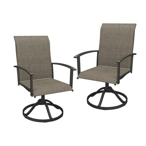 KDCS01 patio swivel chairs outdoor seating
