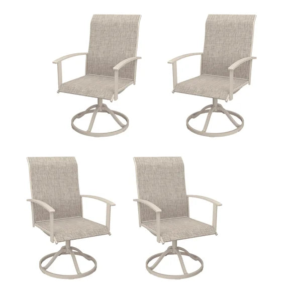 KDCS01 patio swivel chairs outdoor seating