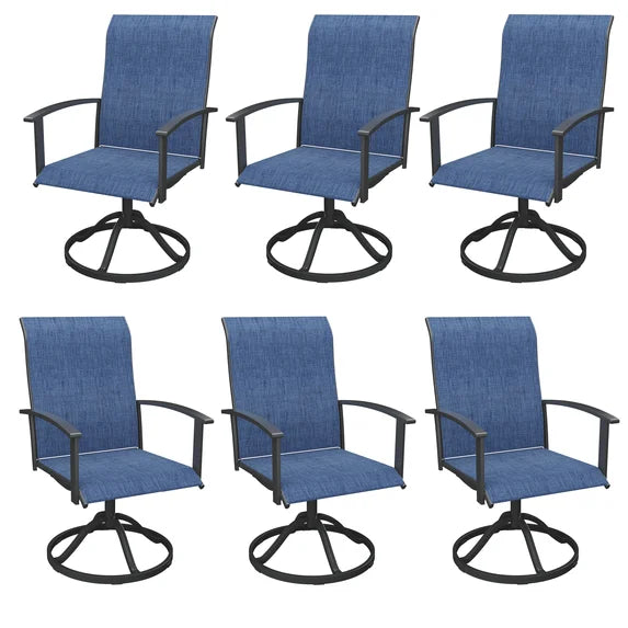 KDCS01 patio swivel chairs outdoor seating