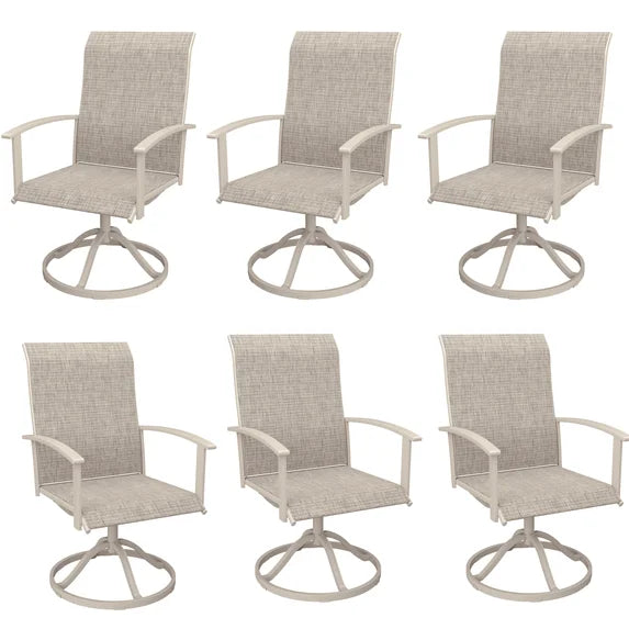 KDCS01 patio swivel chairs outdoor seating