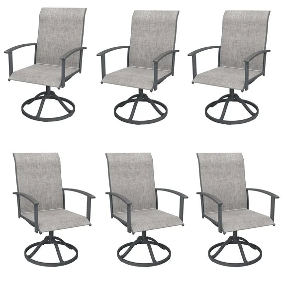 KDCS01 patio swivel chairs outdoor seating