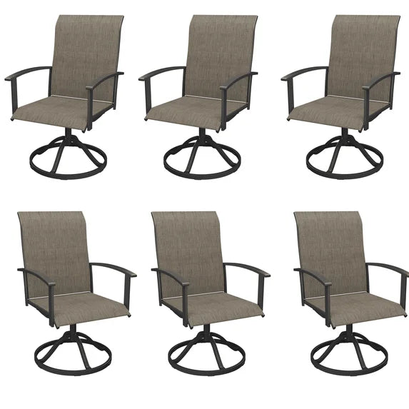 KDCS01 patio swivel chairs outdoor seating